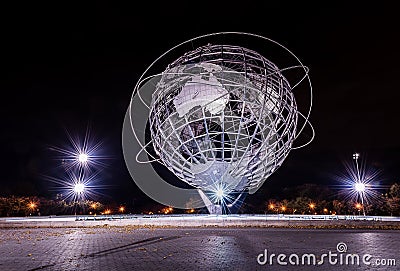 Unisphere - Worlds Fair - Queens, New York Editorial Stock Photo